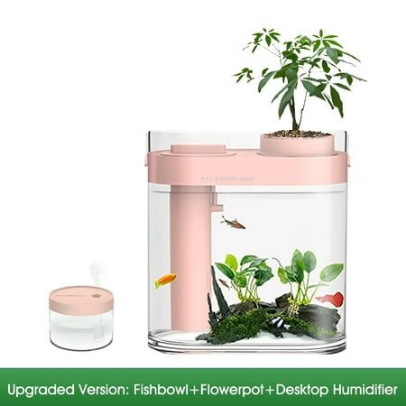 Youpin Desgeo Amphibious Fishbowl With Humidifier Oxygen Water Pump ...