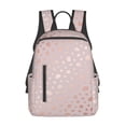 thumbnail image 1 of Balery Rose Gold Abstract Spots 1 Mochila Ligera para Hombres y Mujeres – Resistente y Impermeable, Ideal para la Escuela, el Trabajo, los Viajes y el Uso Diario, 1 of 7