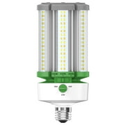Selectable wattage and color temperature LED Corn Light, Wattage Option 18W, 27W, 36W, Color temperature option 3000K, 4000K and 5000K. 107LM/W, E26 Base UL & DLC Listed