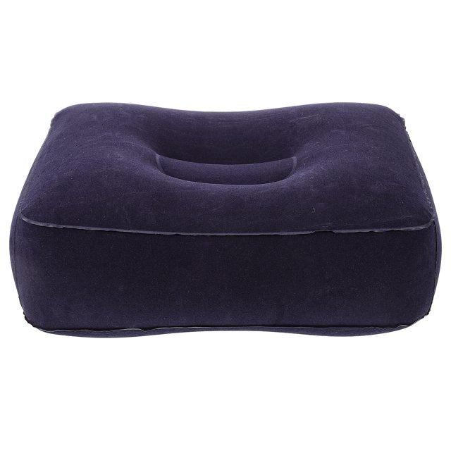 BESTYASH Airplane Footrest Inflable Azul Oscuro Para Descanso Ergonómico En Viajes Y Oficina