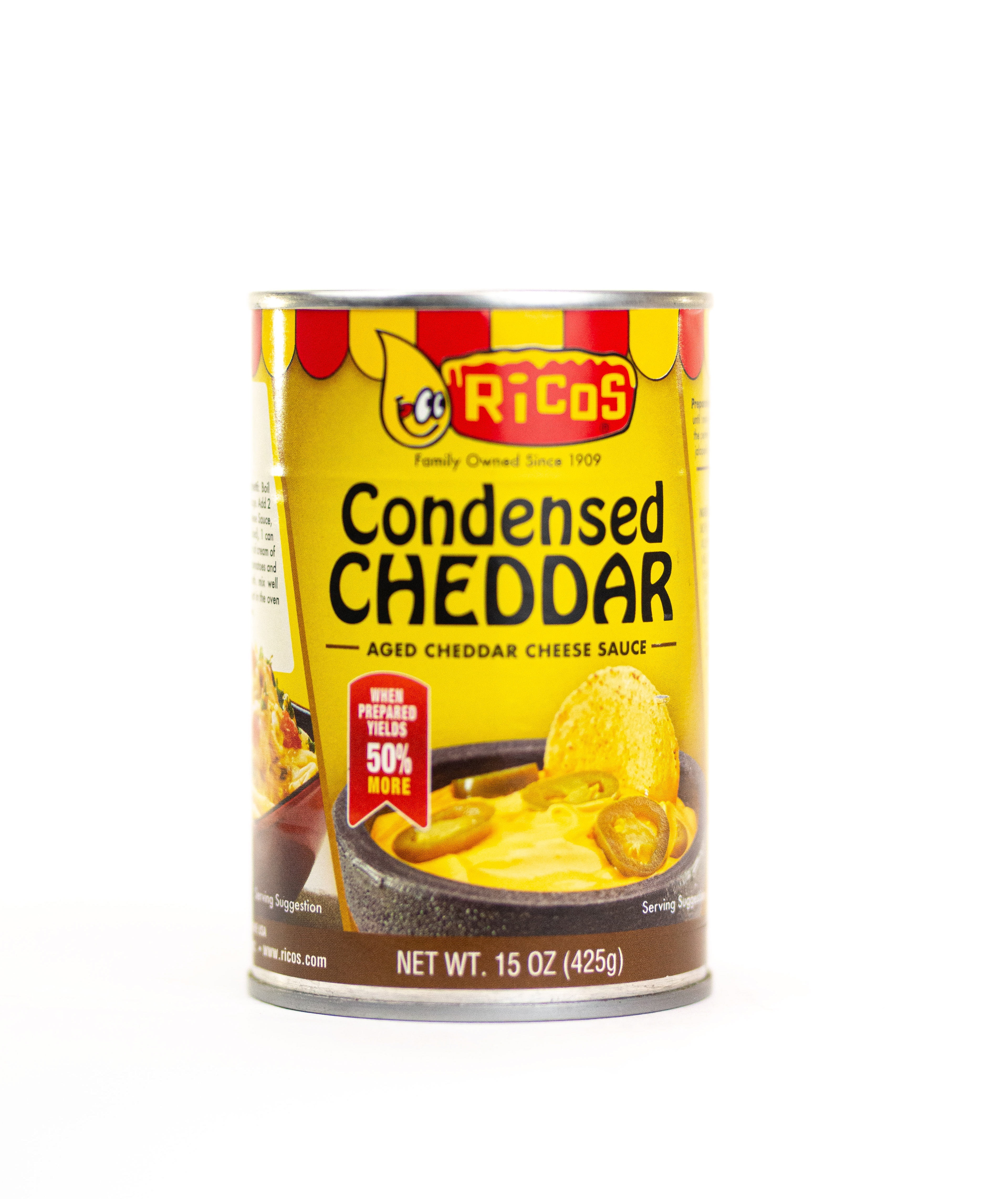 Rico's Cheddar Cheese Sauce, 15 oz Can