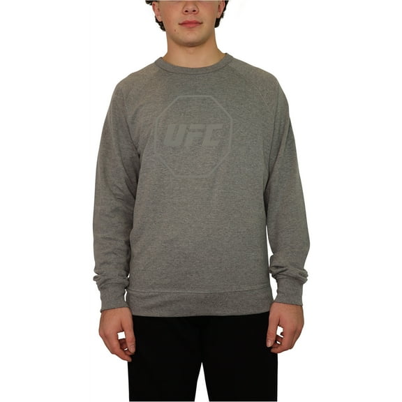 UFC Mens Octagon Logo Sweatshirt, Grey, XX-Large