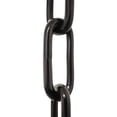 thumbnail image 1 of RCH Hardware CH-S59-496-BLK-10 Steel Fixture Chain, Black (10FT), 1 of 4