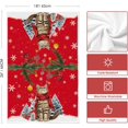 thumbnail image 2 of &nbsp;SOME THING Xmas Tree Cat Merry Christmas Kitchen Towels Dish Towels, 18x26 Inch Box Winter Decoration Hand Towels Set of 2, 2 of 6