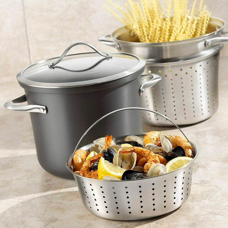 Calphalon Contemporary 8 qt. Stainless Steel Multi-Pot with Glass