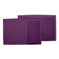 thumbnail image 3 of S4Sassy Purple Line & Circle Geometric Everyday Washable Placemats With Napkins Dining Table Decor, 3 of 3