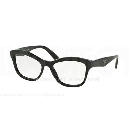 PRADA Eyeglasses PR 29RV 1AB1O1 Black 54MM