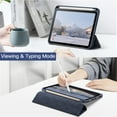 thumbnail image 7 of JETech Case for iPad mini (A17 Pro, 2024 Model, 7th Generation) / mini 6 (2021 Model, 6th Generation) with Pencil Holder, Clear Back Shell Slim Stand Tablet Cover, Auto Wake/Sleep (Navy), 7 of 7