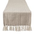 thumbnail image 1 of Camino de Mesa DII Chevron 38x183 cm Algodón Marrón, 1 of 8