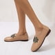 thumbnail image 4 of Amzcrzy Zapatos de mujer,Zapatos de mujer,Zapatillas de mujer, Mocasines casuales de moda para mujer, cómodos zapatos de tacón bajo con flores para exteriores Sandalias Mujer Zapatillas De Casa, 4 of 5