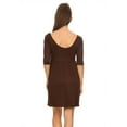 thumbnail image 4 of Women's Trendy Style Baby Doll Solid Dress, 4 of 5