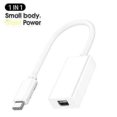 thumbnail image 1 of 1x Thunderbolt 3 To Thunderbolt 2 Adapter Type C Cable Usb For Macbook Air Pro Best Gift, 1 of 4