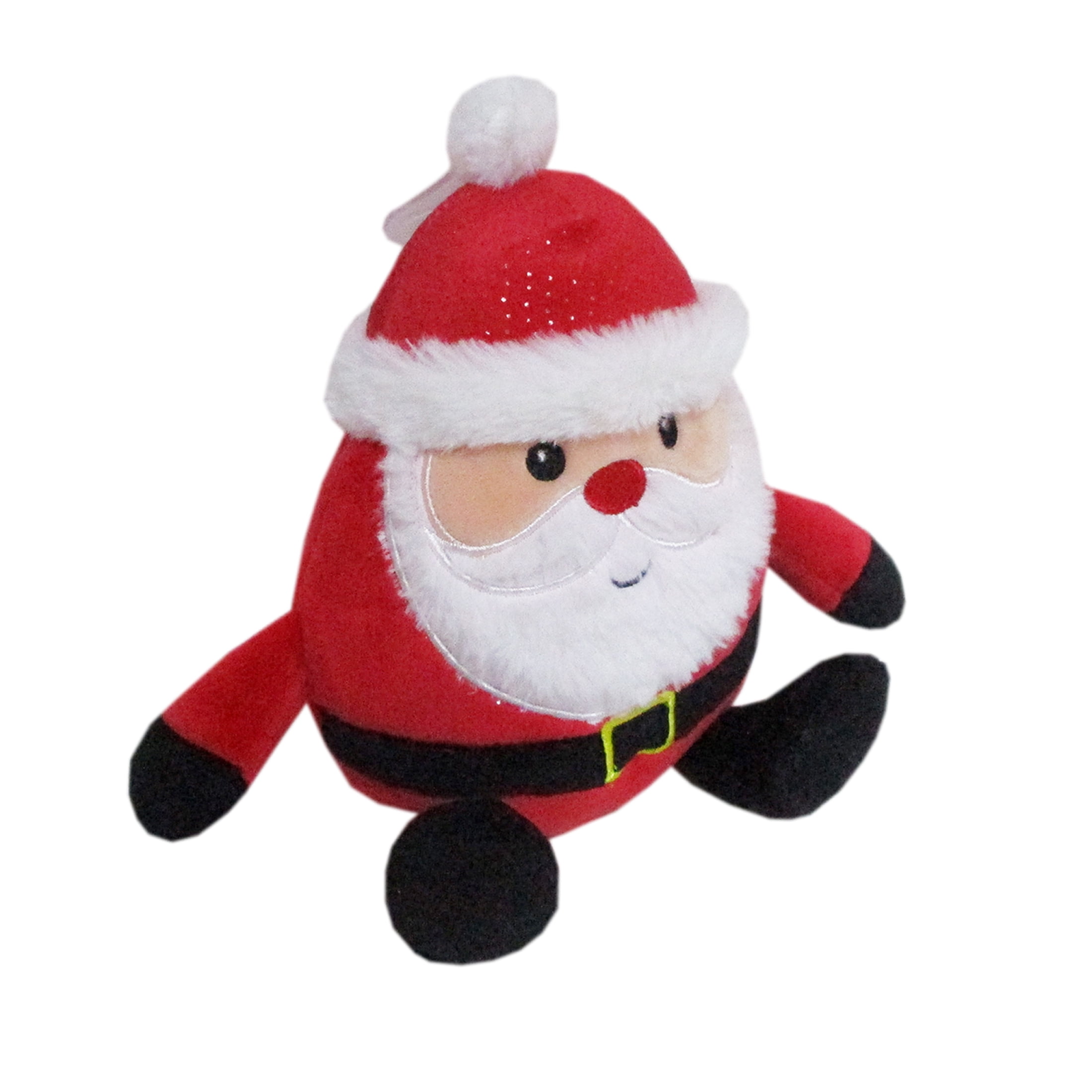 DEMDACO Festive Red Santa Plush Rattle Blankie - Soft Children's Toy & Cuddle Blanket