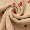 thumbnail image 5 of chaungfeng Valentine's Day Hand Towels, Red Heart Bathroom Towels Decorative Set for Drying, Cleaning, Kitchen, 13.39'' x 29.53''(Coffee), 5 of 6