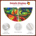 thumbnail image 3 of Rateoe Pride Rainbow Pattern Christmas Tree Skirt with Ties , Christmas Tree Decorations, Farmhouse Christmas Decor Xmas Holiday Decorations-30", 3 of 6