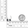 thumbnail image 3 of Gem Stone King 925 Sterling Silver Green Mystic Topaz Leverback Earrings for Women | 1.90 Cttw | Gemstone Birthstone | Oval 7X5MM, 3 of 3