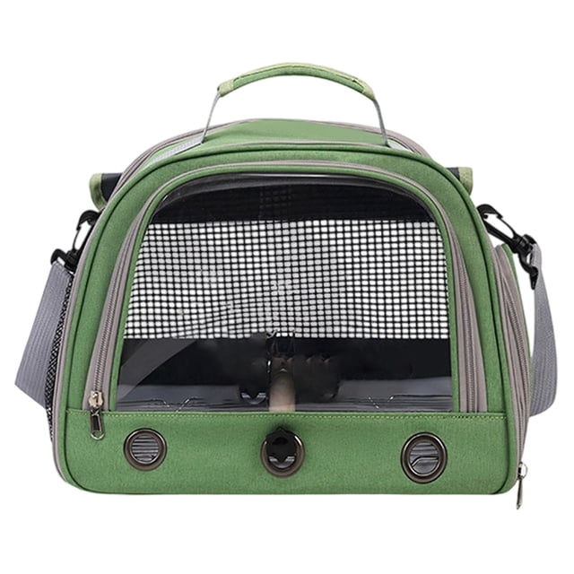 Hearth & Gear Multifunctional Small Animal Backpack And Pet Bag LLittle Rabbit Little Cat Little Dog Bird Backpack With Feeder Cups Tray Portable Breathable Bird For Small Birds Parrots Dog Sponge