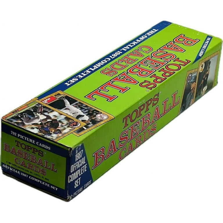 Topps 1987 Baseball Complete Card Set, 792 Cards, Barry Bonds