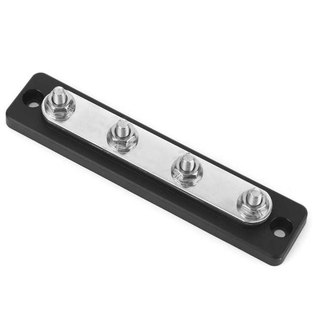 Barra colectora Terminales de cable de alimentación de 4 puntos Tablero de barra colectora de 100 A para camiones, vehículos recreativos, barcos, autocares