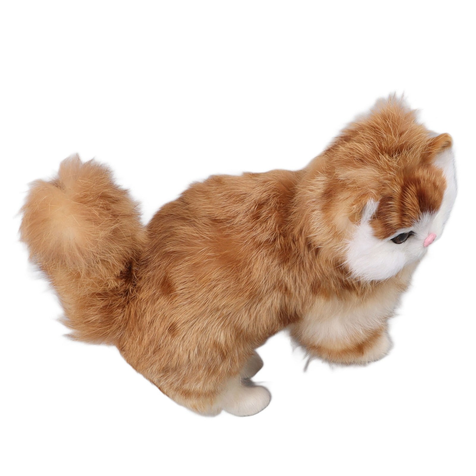 Rmeet Peluche Chat Réaliste 30 Cm - Kawaii Moelleuse Et Douce - Chat Mignon - Cadeau Pour Enfants
