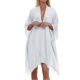 thumbnail image 1 of Manguitos de mujer con flecos de filigrana, capa de color liso, bufanda fina transparente, poliéster, talla única, chal envolvente., 1 of 5