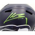 thumbnail image 5 of Kenneth Walker Autographed Speed Replica Full Size Helmet Seattle Seahawks Signed Twice Beckett BAS Witness #2W457049, 5 of 5