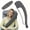 Gray, variant on Travel Pillow & Body Pillow - Headrest, Auto, Bus, Train, Office Napping, Camping, Wheelchairs, Comfort and Support, Rolls Up, Straps to Airplane Seat & Car