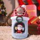 thumbnail image 1 of Escultura de resina para decoración de casas de pueblo navideñas, artesanías con luz, suministros de bricolaje, adorno iluminado para chimenea de Papá Noel, 1 of 8