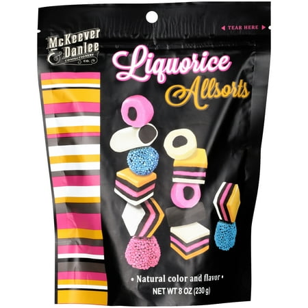 - (2 Pack) McKeever & Danlee, Allsorts Liquorice, 8 Oz