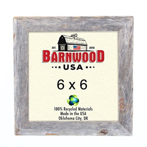 Barnwoodusa Rustic 100pct Reclaimed Wood Weathered Picture Frame Walmart Com Walmart Com