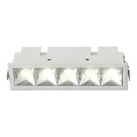 

VONN 5-light Aluminum ETL Commercial Grade LED Recessed Downlight w/ Trim White