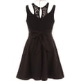 thumbnail image 2 of Little Girl Sleeveless Lace Solid Necklace Easter Summer Flower Girl Dress USA Black 4 JKS 2114 BNY Corner, 2 of 4