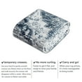 thumbnail image 4 of NICETOWN Washable Stain Resistance Area Rug for Living Room, 8'x10' Thin Non-slip Vintage Soft Foldable Carpet for Bedroom, Blue & Grey, 4 of 7