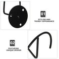 thumbnail image 3 of KALLORY Organizador De Gorras De Béisbol Montado En Pared Con Estructura Metálica Resistente, 3 of 8