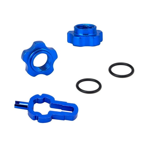 

SANWOOD Valve Rim Conversion Nut Set CNC Craftsmanship with Installation Wrench for Bike
