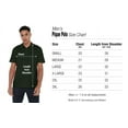 thumbnail image 6 of Justice League Green Lantern Athletic Logo Cotton Polo Shirt, Hunter Green, X-Large, 6 of 6