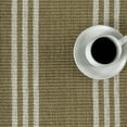thumbnail image 3 of Rugs USA Hawthorn Striped Wool Area Rug, 7' 6" x 9' 6", Hawthorn Olive Green, 3 of 8