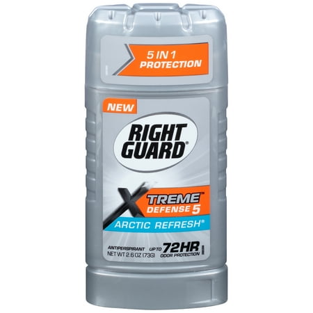 Right Guard Xtreme Antiperspirant Deodorant Invisible Solid Stick, Arctic Refresh, 2.6 Ounce