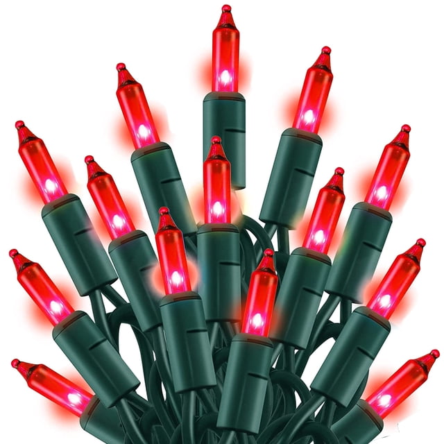 Guirnalda de luces navideñas TW SHINE, 6 m, 100 unidades, impermeables