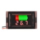 thumbnail image 1 of Indicador de voltaje de capacidad de batería, monitor de batería para baterías de litio/eléctricas Digital rojo, 1 of 9