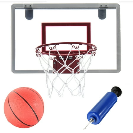 Mini Basketball Goal Hoop Net Set with Ball and Pump Basketball System Indoor Playing Game Sporting Good