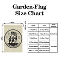 thumbnail image 4 of American Liberty 4th of July Garden Flag, Vintage Patriotic Drummer Burlap Yard Flag for Outdoor Decor, 4 of 6