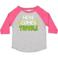 thumbnail image 3 of Inktastic Here Comes Trouble Boys or Girls Toddler T-Shirt, 3 of 5