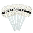 thumbnail image 1 of Damien Cupcake Picks Toppers - Set of 6 - Mutlicolored Speckles, 1 of 1
