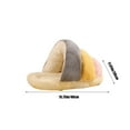 thumbnail image 3 of Nebwoak Cat Self-Warming Bed Semi-Enclosed Winter Warm Cat Slipper Bed Washable Wool Lined Portable Pet Bed for Cats Small Dogs, 15.75x11.42x11.42in, Multicolor, 3 of 6