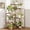 Brown, variant on GYA Plant Stand Indoor Plant Shelf Outdoor Corner Wood Plant Table 7 Pots Flower Stands for Living Room Plant Rack Indoor for Multiple Plants Patio Balcony Garden Decor