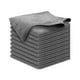 thumbnail image 2 of 10 paños de limpieza de microfibra, toalla de limpieza para platos húmedos y secos, toalla absorbente para platos, ollas de oficina y lavar platos. Gris, 2 of 8