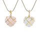 thumbnail image 2 of Breey 2 Collares con Piedra de Nacimiento en Forma de corazón Collar de Castillo de Diamantes para niñas Collar de Barbie Colgante de Amor para niñas Adolescentes ZjGolosinas prácticas, 2 of 5