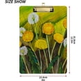 thumbnail image 3 of FMSHPON Dandelions Painting Clipboard Hardboard Wood Nursing Clip Board and Pull for Standard A4 Letter 13x9 inches, 3 of 7