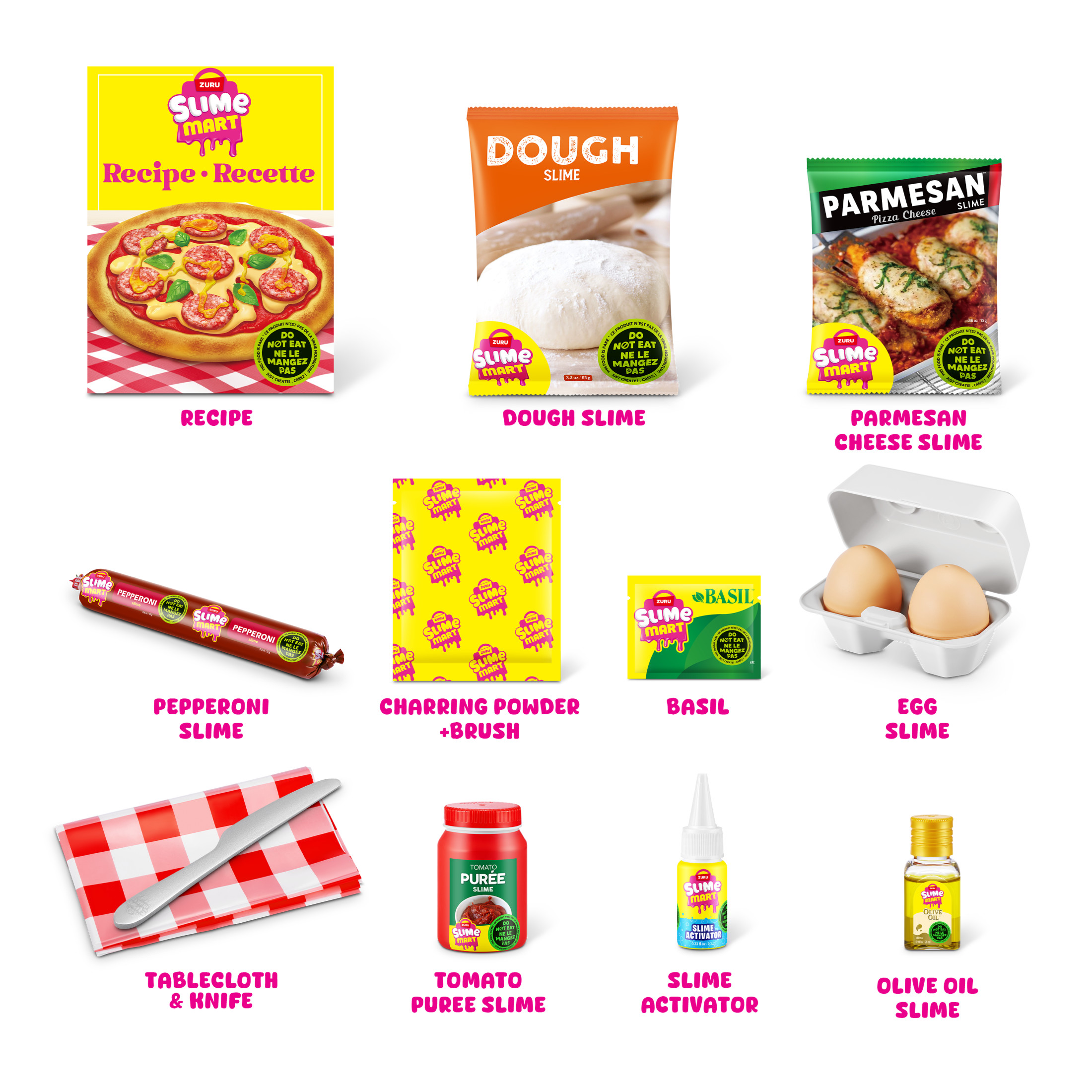 Slime Mart Small Basket Pizza DIY Slime Kit photo 8